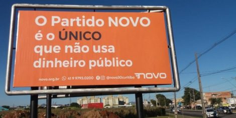 TSE MANTÉM ENTENDIMENTO DE QUE NÃO HOUVE PROPAGANDA IRREGULAR EM OUTDOORS DO PARTIDO NOVO EM CURITIBA (PR)